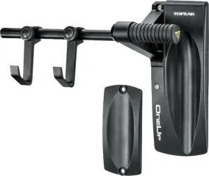 Topeak ONEUP Wall Mount Bike Hanger, Bicycle Storage, Black, 12.6” x 9.8” x 5.5”