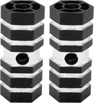 Topyond Bike Pegs, Aluminum Alloy Mountain Cycling Foot Pegs, Anti Skid Design, Easy Installation, Stylish Look, Suitable for All Bikes