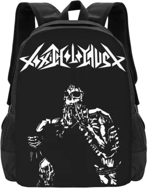 Toxic Music Holocaust Backpack Fashion Laptop Bag Lightweight Work Daypack Hiking Backpacks Outdoor Shoulder Bags