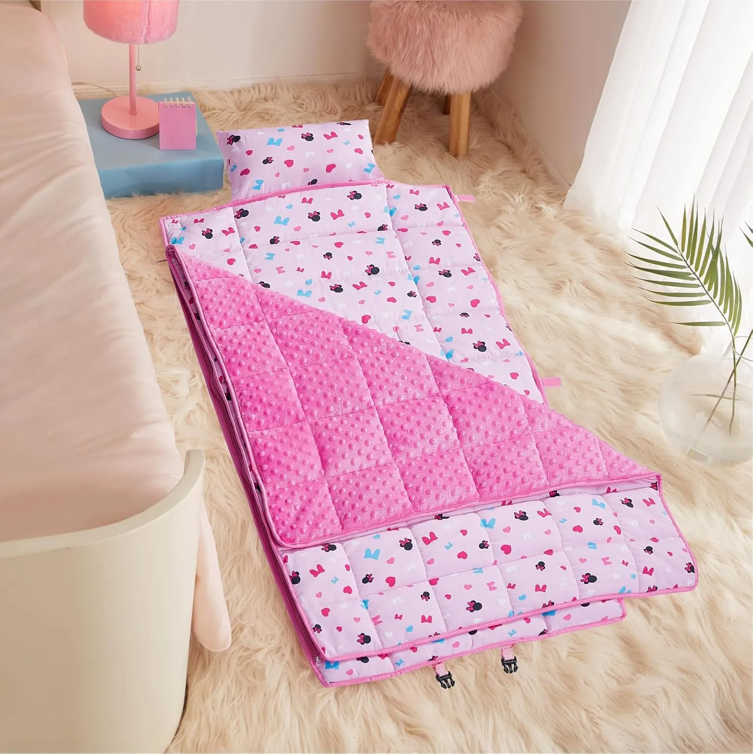 Travel Slumber Nap Mat with Built in Pillow