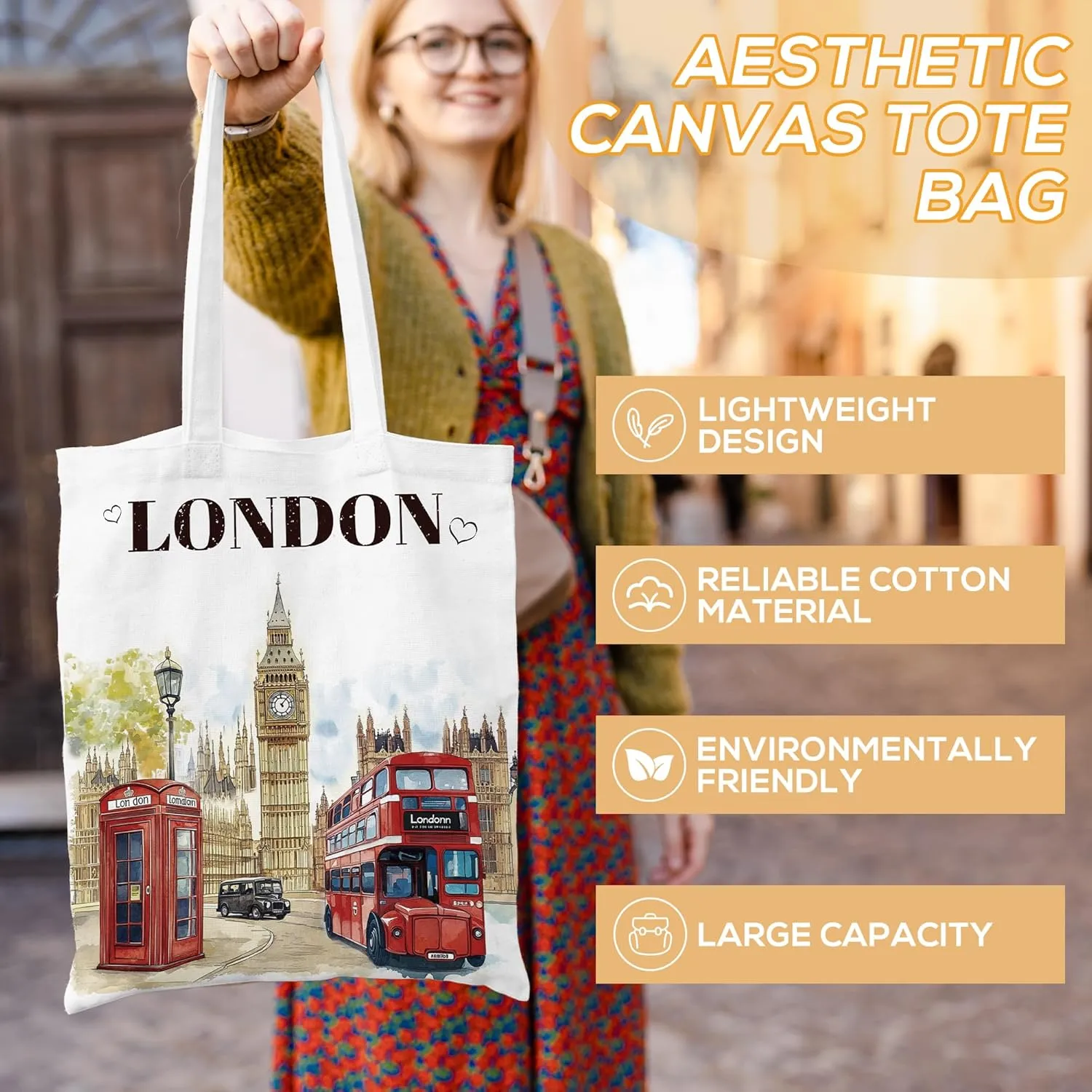 Travel Souvenirs Tote Bag - Mushroom Shark Marine Gifts Canvas Bag, Reusable Lemon Greece New York Shopping Bags