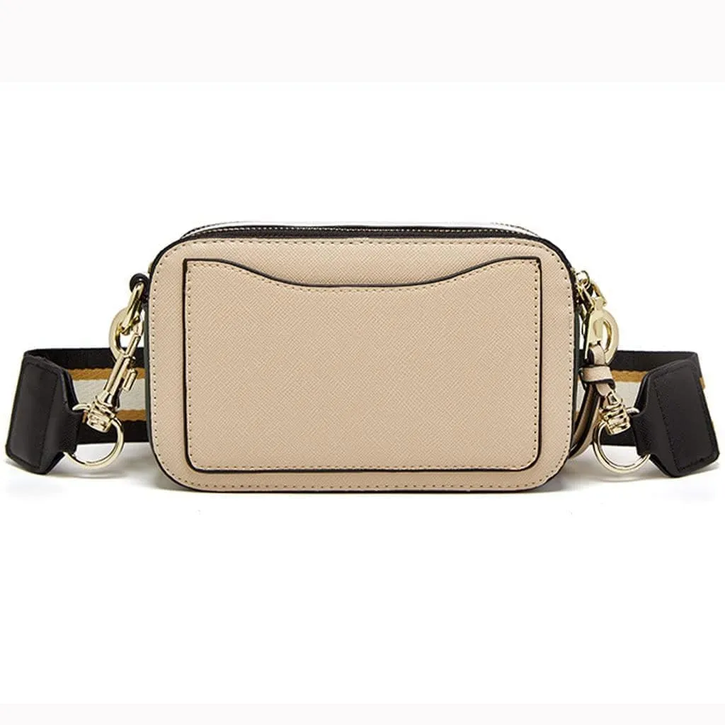 Trendy 2025 Snapshot Crossbody Bag for Women - Small Thick Strap Multi-Functional Clutch & Shoulder Bag Purse, Beige