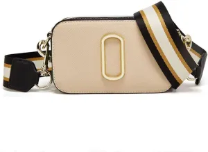 Trendy 2025 Snapshot Crossbody Bag for Women - Small Thick Strap Multi-Functional Clutch & Shoulder Bag Purse, Beige