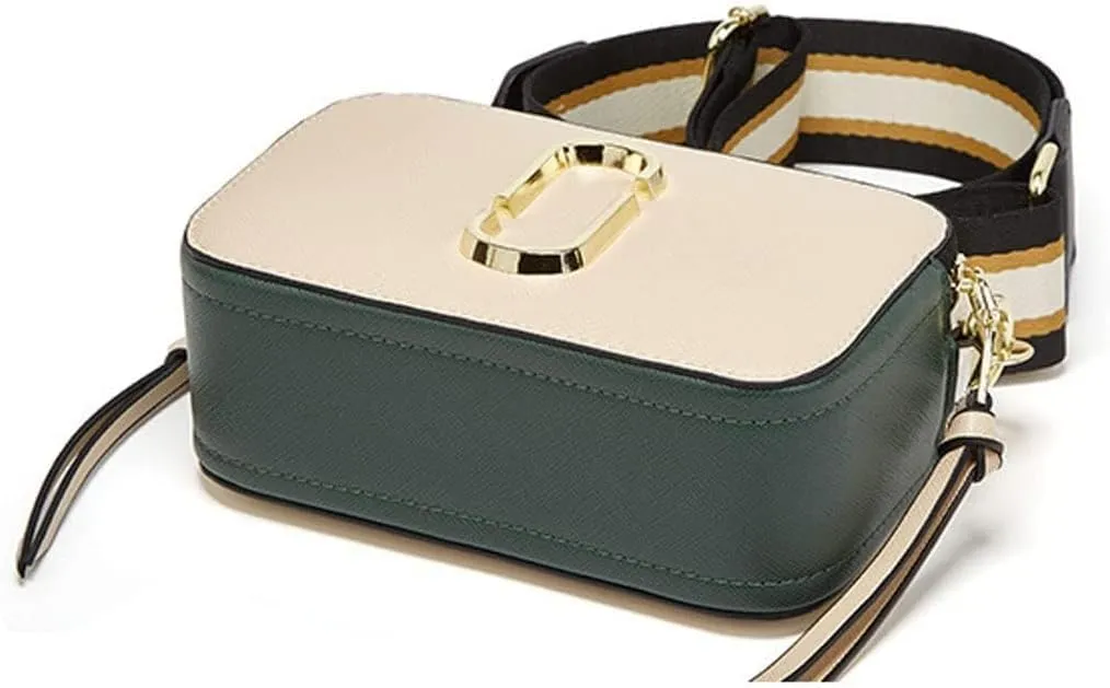 Trendy 2025 Snapshot Crossbody Bag for Women - Small Thick Strap Multi-Functional Clutch & Shoulder Bag Purse, Beige
