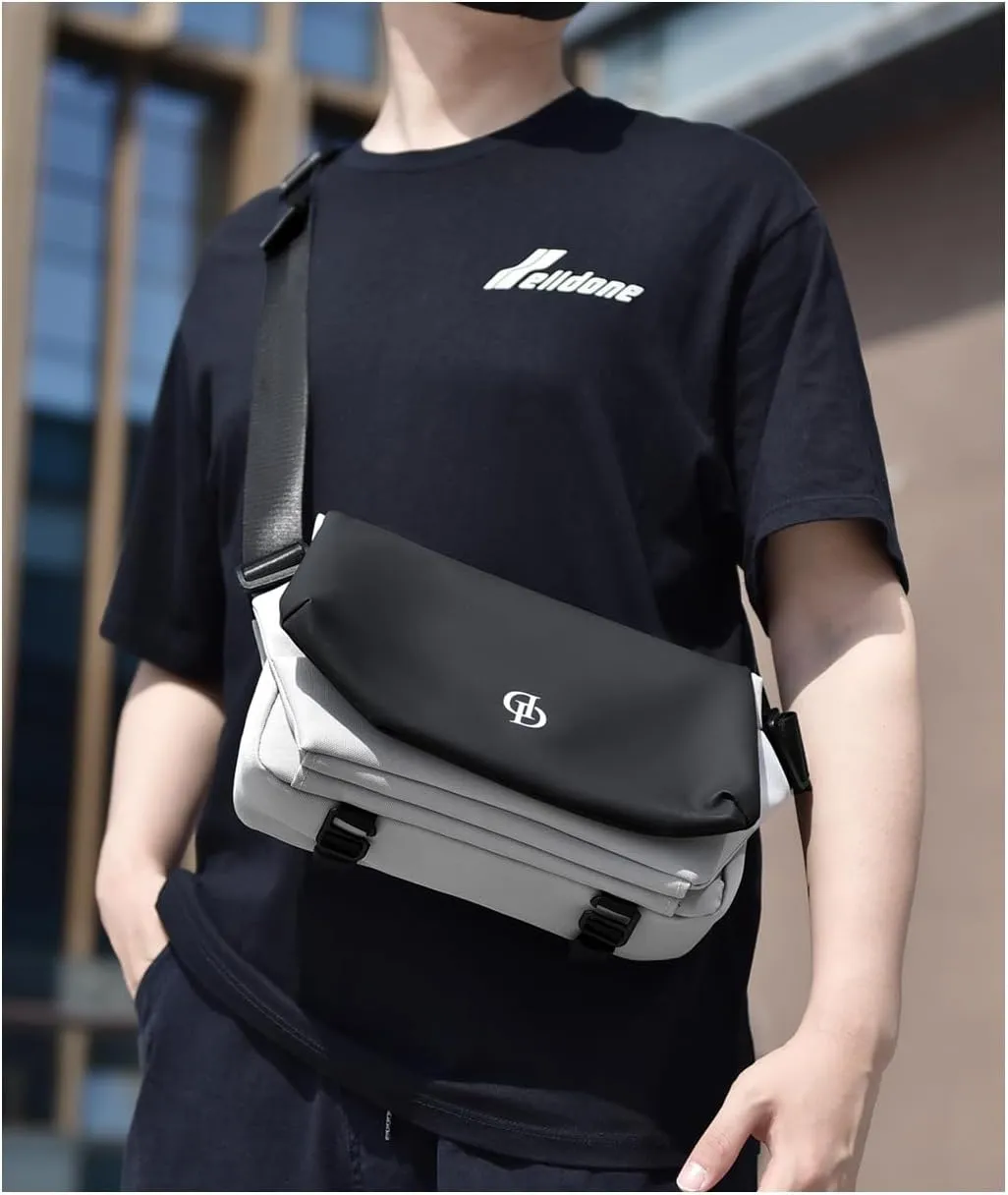 Trendy Montage Crossbody Bags for wen women, Upgrade Buckle Hiking Daypack, Waterproof Sling Chest Bag Backpack