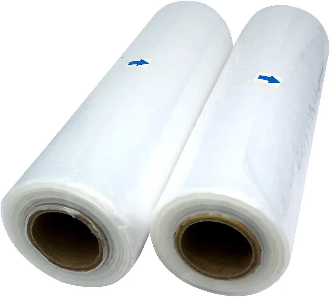 Tripact 11" x 19" LDPE Clear Plastic Flat Open Poly Bag Roll 1.25 mil - 2 Roll (230pcs) 001