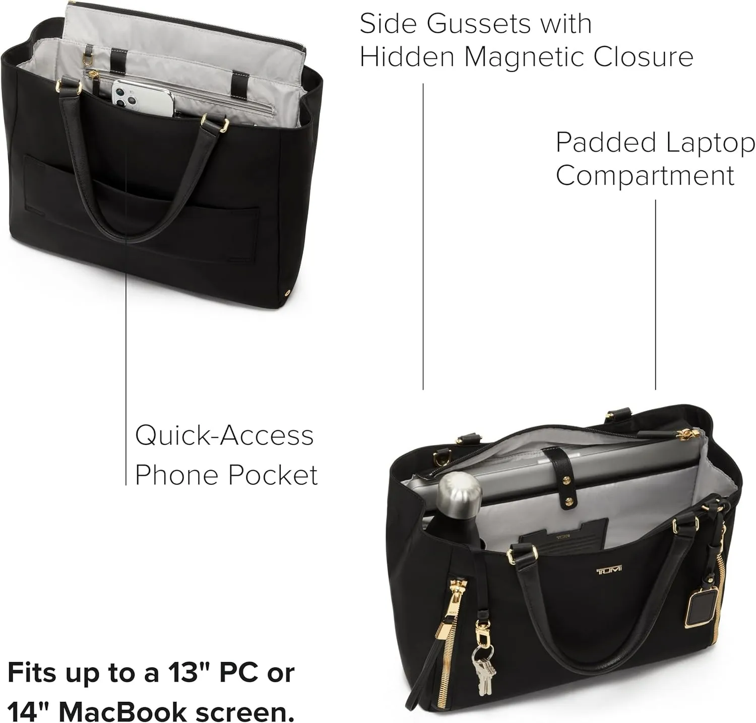 TUMI - Voyageur Valetta Tote - Women's Modern Carryall Bag, Lightweight, Functional Purse for Everyday, Business or Travel