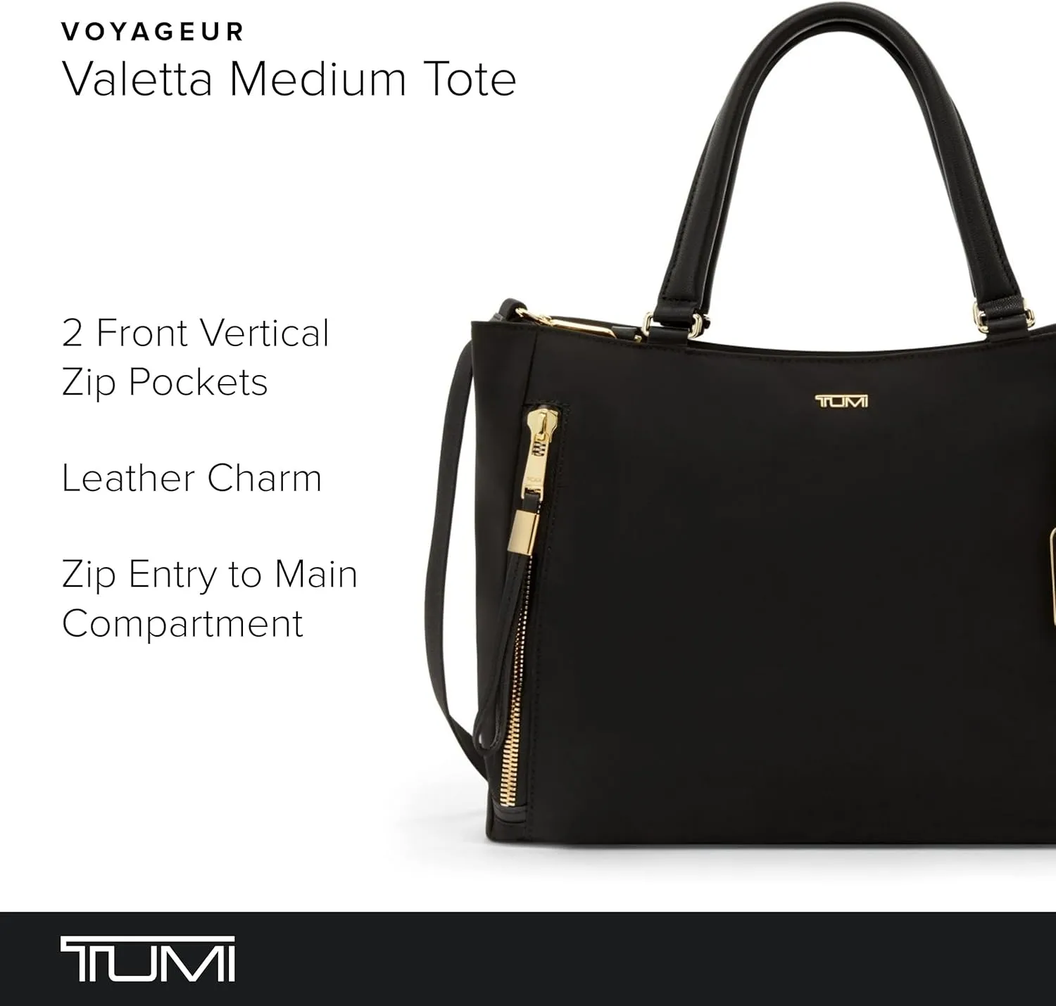 TUMI - Voyageur Valetta Tote - Women's Modern Carryall Bag, Lightweight, Functional Purse for Everyday, Business or Travel