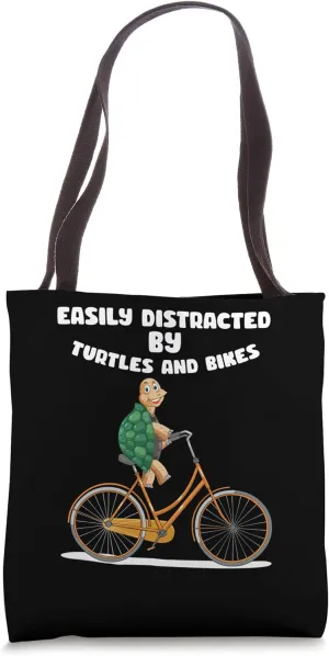 Turltes and Bikes Marine Biologist Ocean Scientist Tote Bag