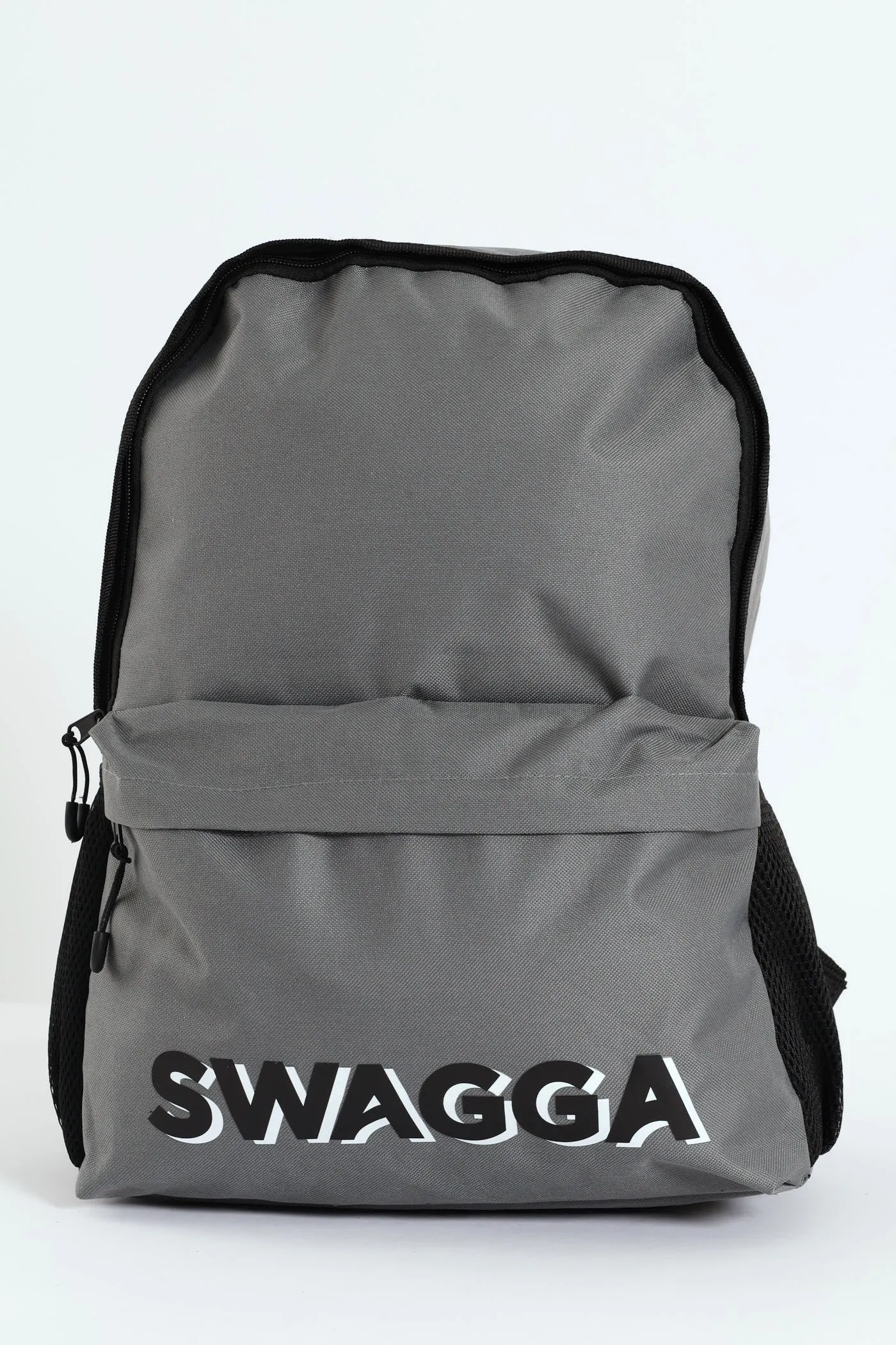 Two Tone Print Backpack - Charcoal