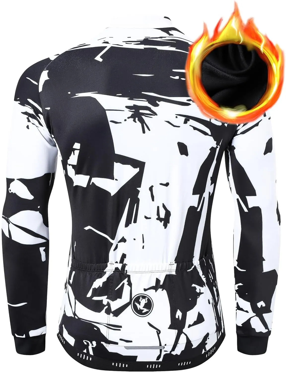 UGLY FROG 2025 Winter Fleece Long Sleeve Cycling Jersey Bicycle Coat