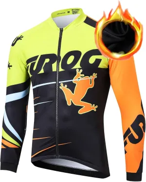 UGLY FROG 2025 Winter Fleece Long Sleeve Cycling Jersey Bicycle Coat