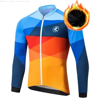 UGLY FROG 2025 Winter Fleece Long Sleeve Cycling Jersey Bicycle Coat