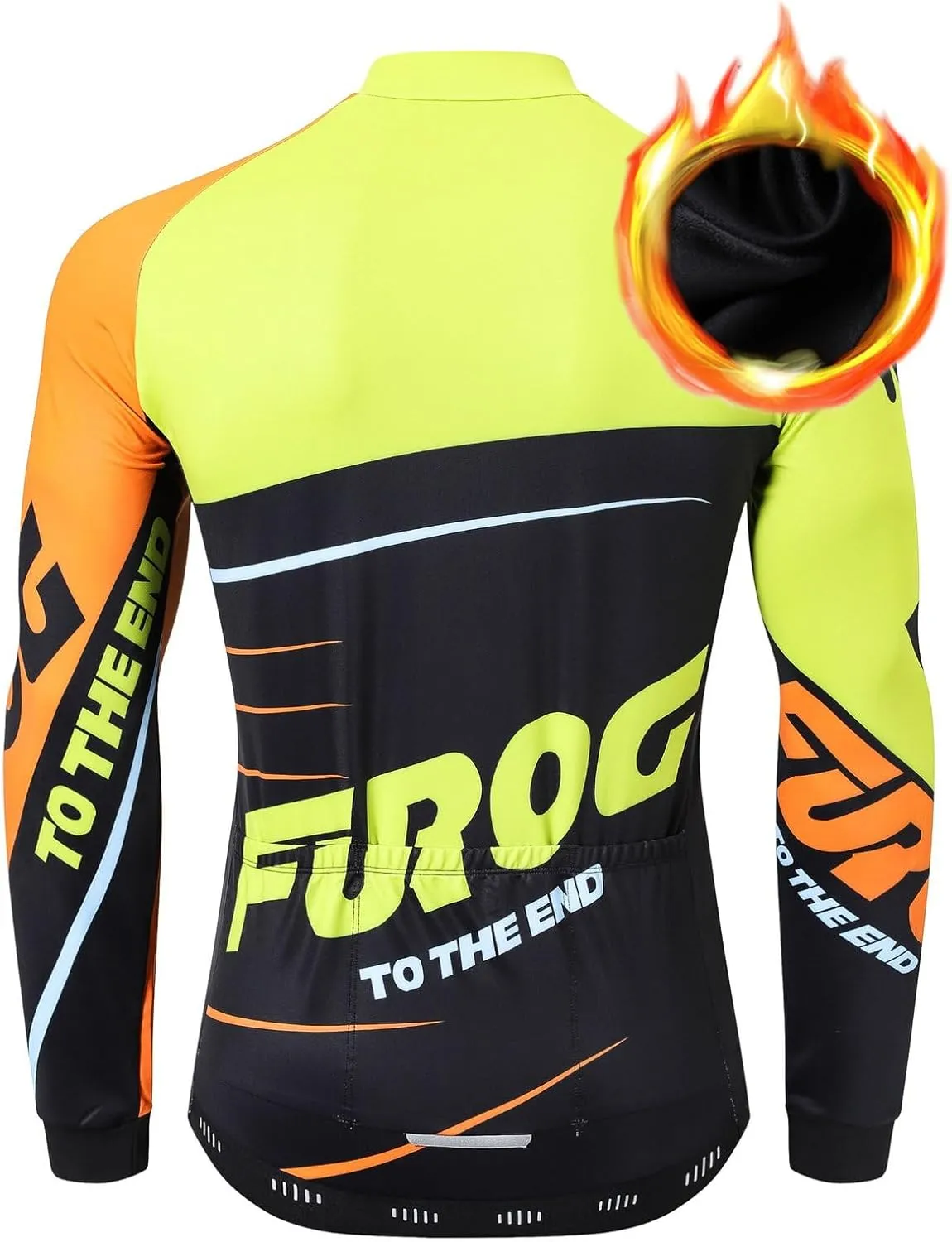 UGLY FROG 2025 Winter Fleece Long Sleeve Cycling Jersey Bicycle Coat