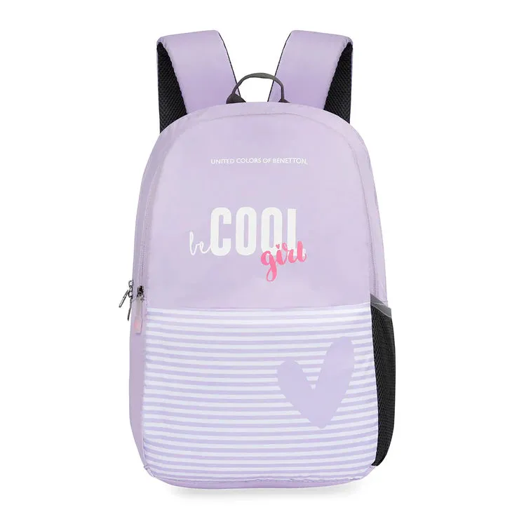 United Colors of Benetton Elsie Back to School Backpack Lavender