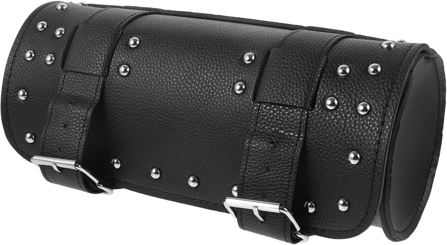 Unomor Motorcycle Saddle Bag Organizer Weather Resistant PU Bag for Motorcycles and Electric Scooters Stylish and Practical Storage