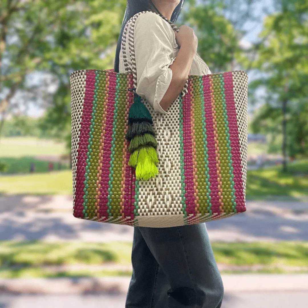 Upcycled Handwoven Handbags - Violeta BUNDLE