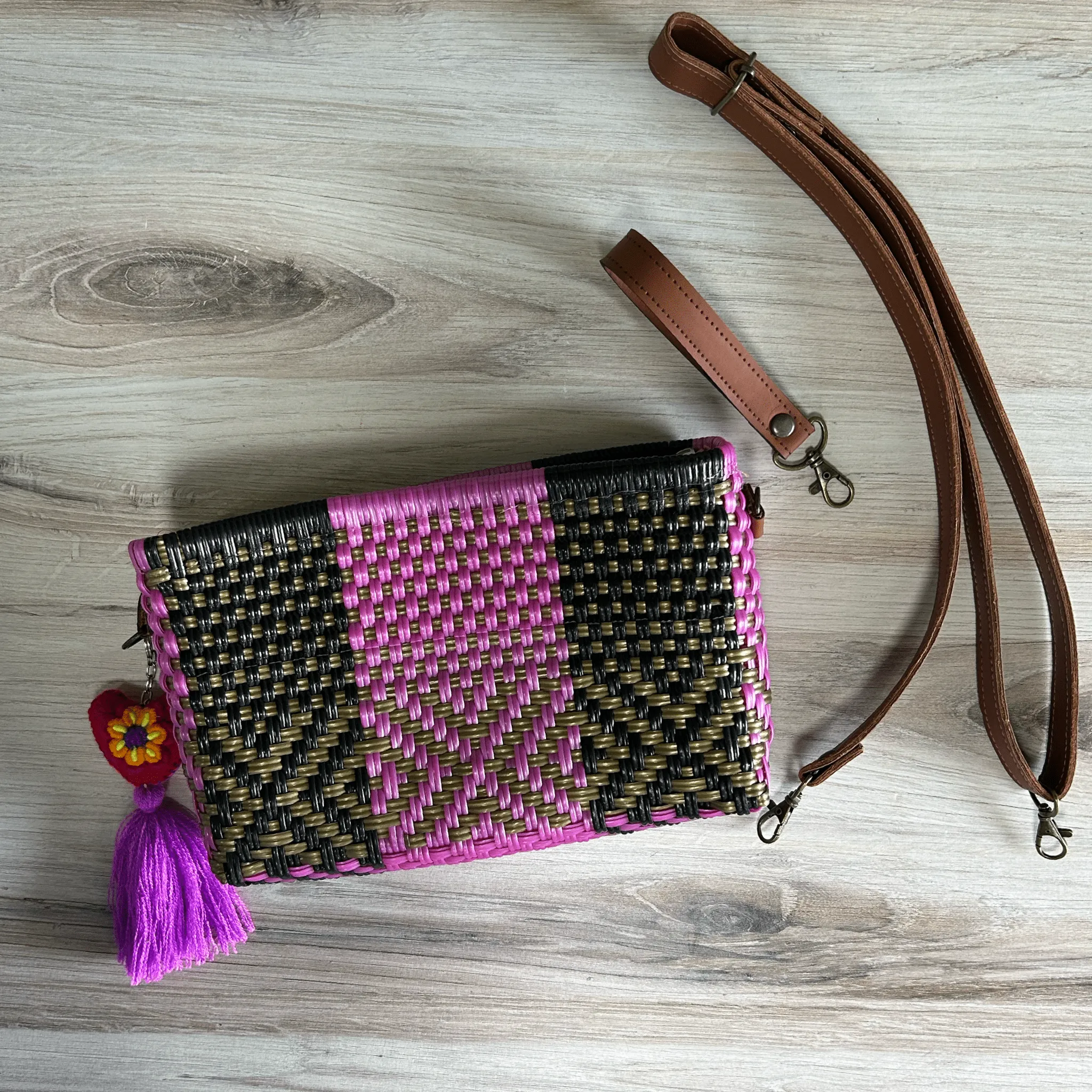 Upcycled Handwoven Handbags - Violeta BUNDLE