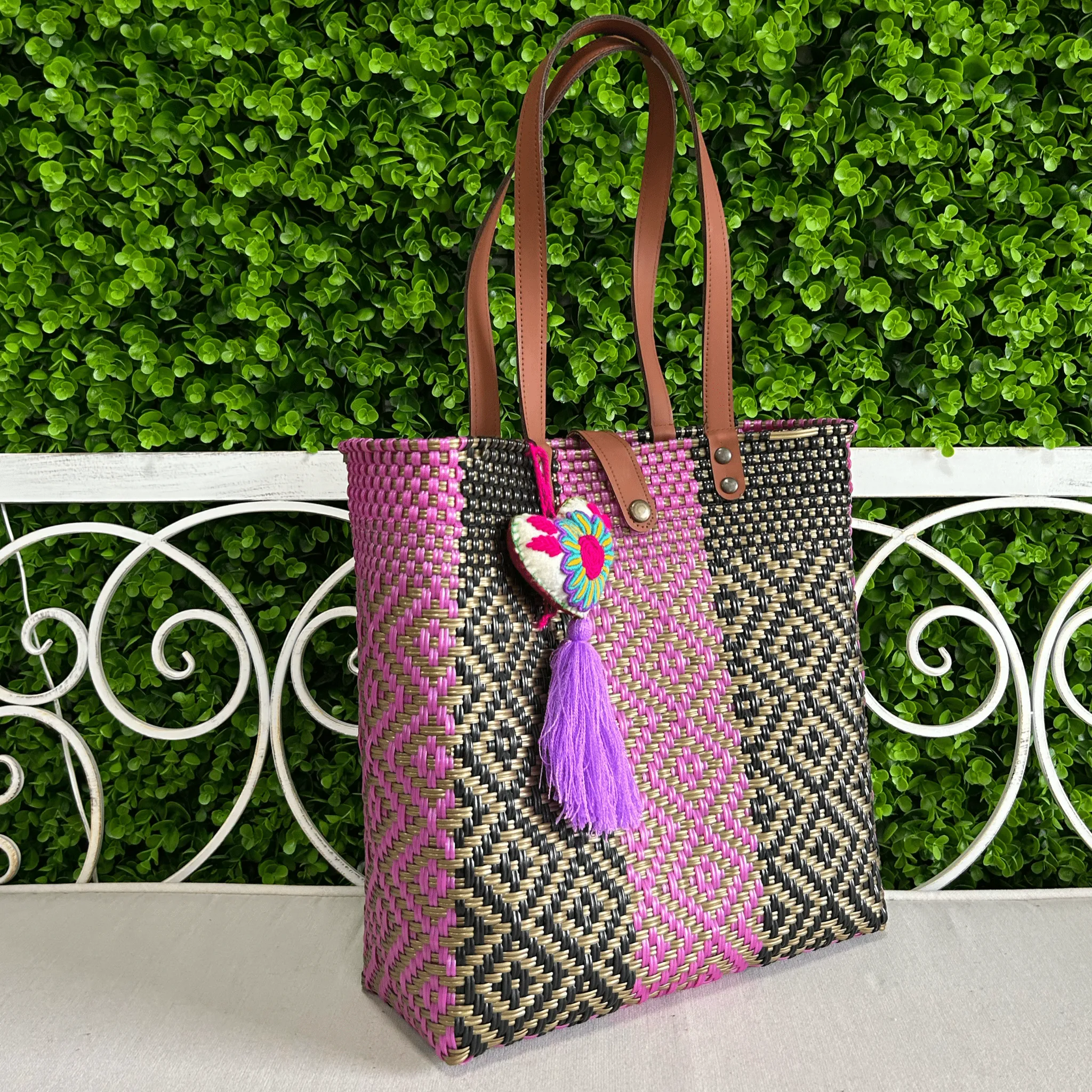Upcycled Handwoven Handbags - Violeta BUNDLE