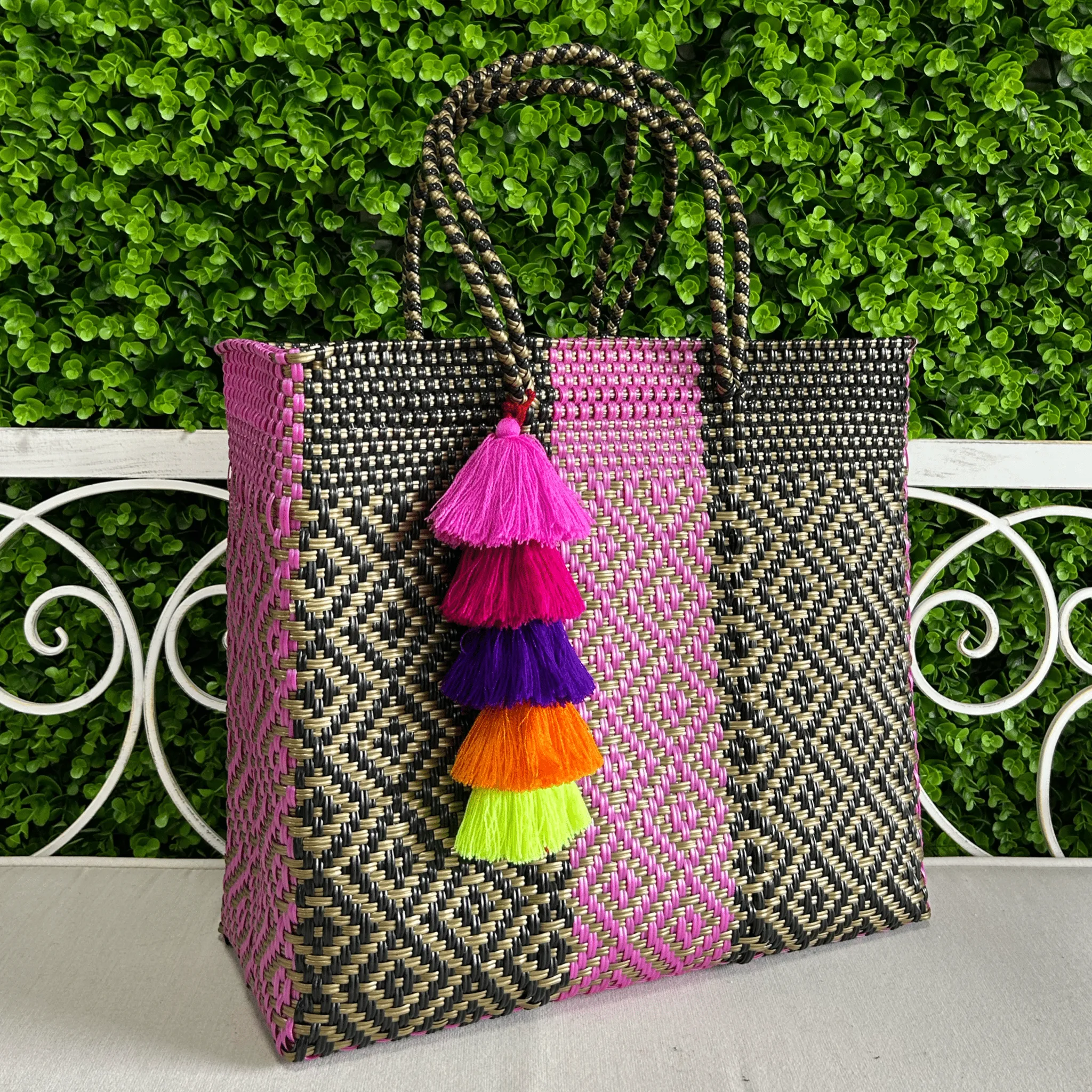 Upcycled Handwoven Handbags - Violeta BUNDLE