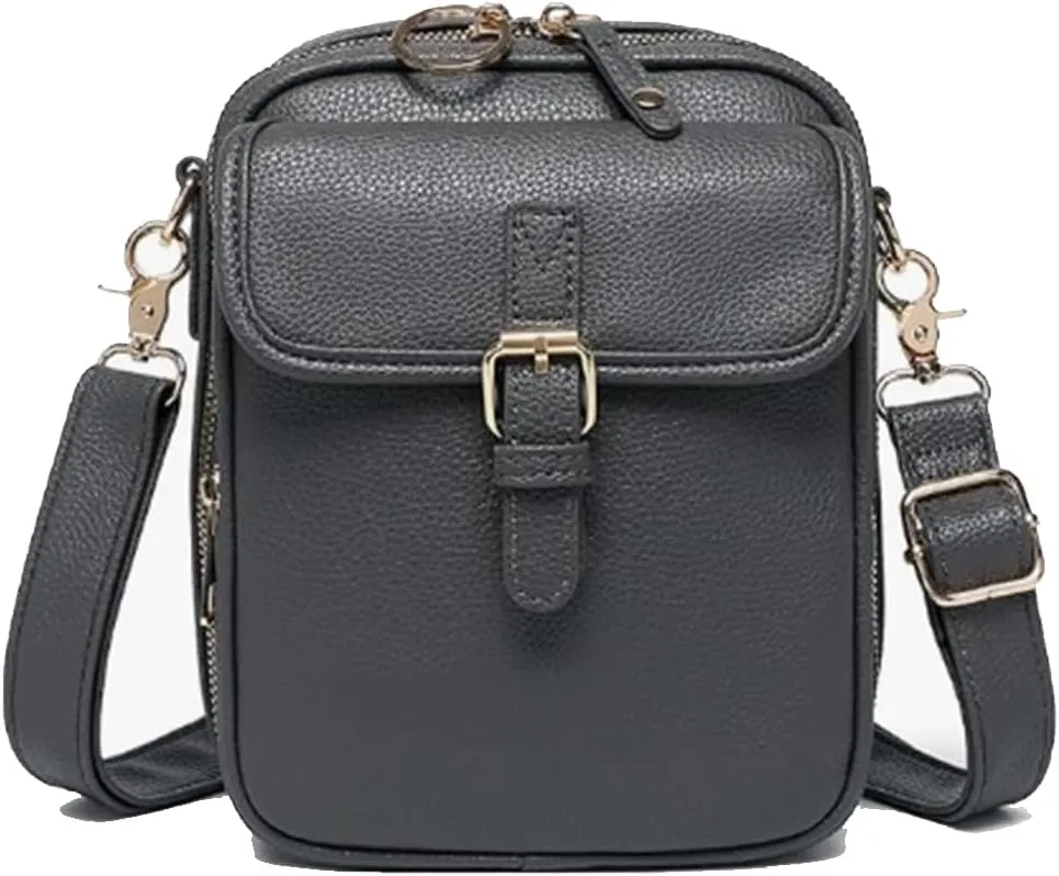 Urvashi Crossbody Leather Bag,Anti Theft Urvashi Cross Body Bags for Women with 10 Card Rfid
