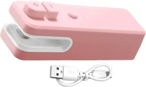USB Powered Miniature Sealer Efficient Miniature Bag Sealer with USB Charged for Travel Sealing Needs
