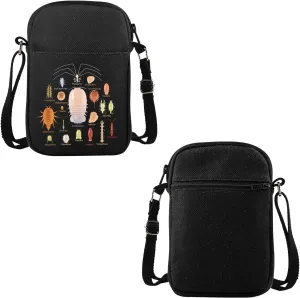 VAMSII Isopod Lover Gift Aquatic Isopod Design Crossbody Bag Entomologist Entomology Lover Travel Bag Isopod Collection Gift