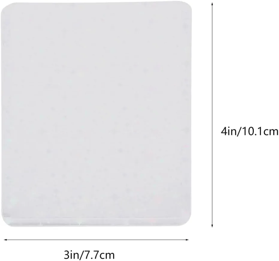VICASKY 50pcs Simple Style Cardholders Transparent Trading Card Sleeves Standard Card Protectors for Easy