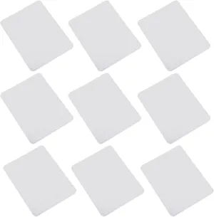 VICASKY 50pcs Simple Style Cardholders Transparent Trading Card Sleeves Standard Card Protectors for Easy