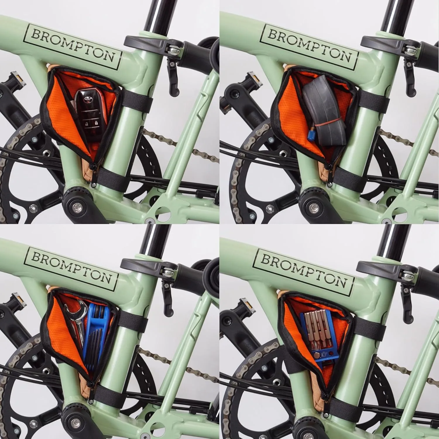 Vincita BOOMERANG BAG -Frame Bag for Brompton Bike - Bicycle Accessories