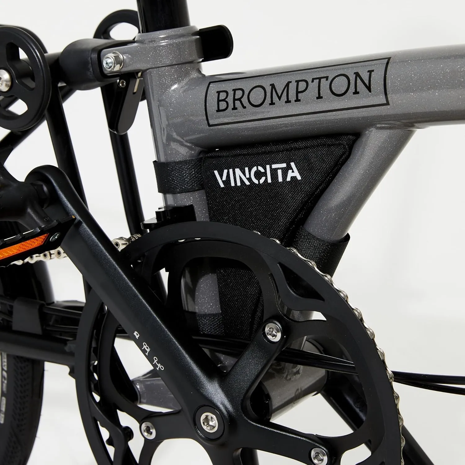 Vincita BOOMERANG BAG -Frame Bag for Brompton Bike - Bicycle Accessories