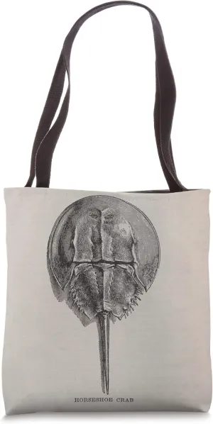 Vintage Horseshoe Crab Illustration (1923) Tote Bag