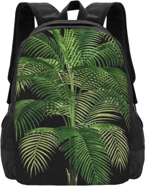 Vintage Tropical Palm Tree Lightweight Packable Backpack Travel Casual Hiking Daypack Foldable Backpack For Men Women