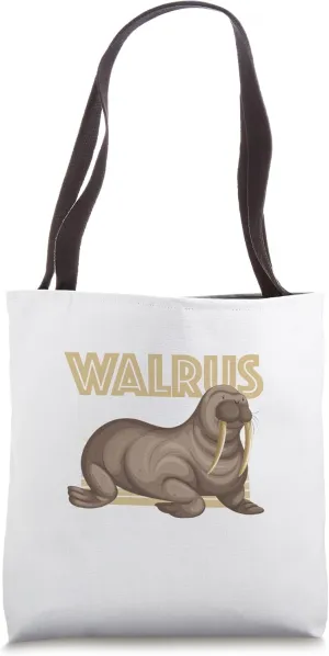 Walrus Whisperer Mammal Animals Marine Biologists Walruses Tote Bag