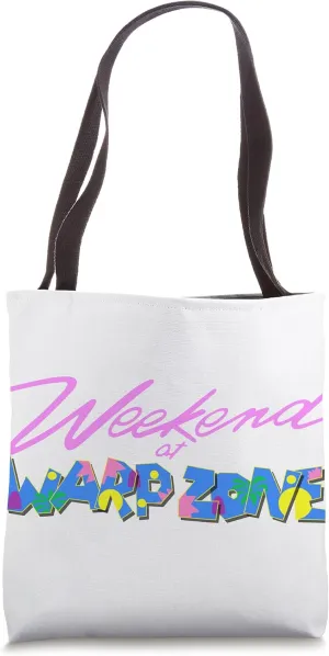Weekend at Warp Zone Summer Beach 80s Video Game Store Tote Bag