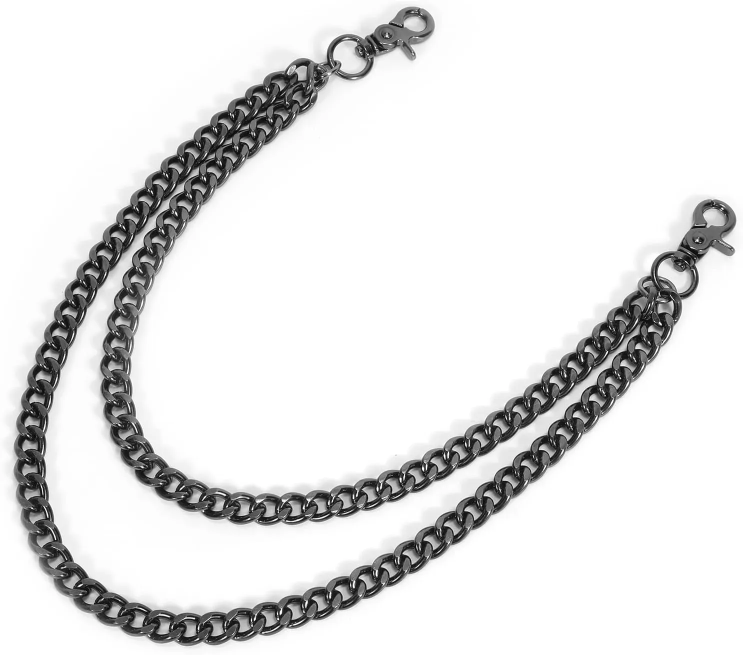 WERFORU Men Women Heavy Duty Wallet Chain Hip Hop Punk Jeans Chain Biker Motorcycle Keychain