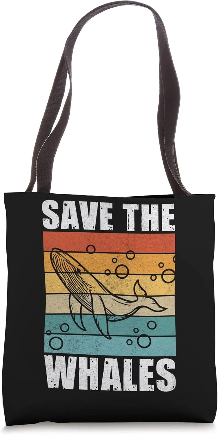 Whale Lover Marine Scientist Biology Environmentalist Whale Tote Bag