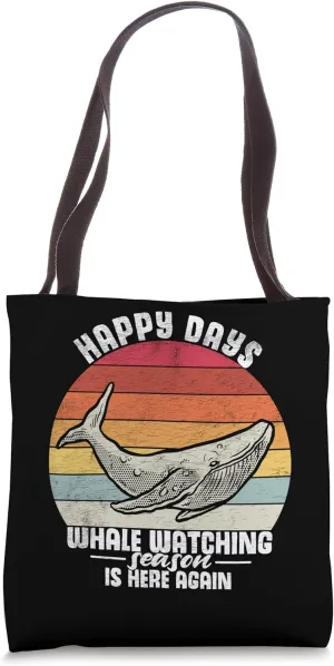Whale Watching Season I Beluga Whale Marine Cetacean Tote Bag