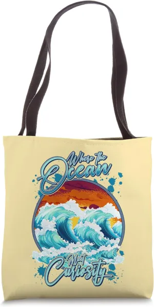 Where the Ocean Meets Curiosity Oceanographer Tote Bag