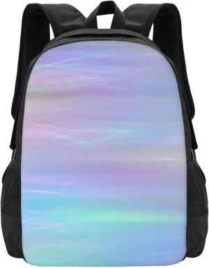 Whimsical Bath Chic Colorful Paste Trendy Fairy Lightweight Packable Backpack Travel Casual Hiking Daypack Foldable Backpack For Men Women