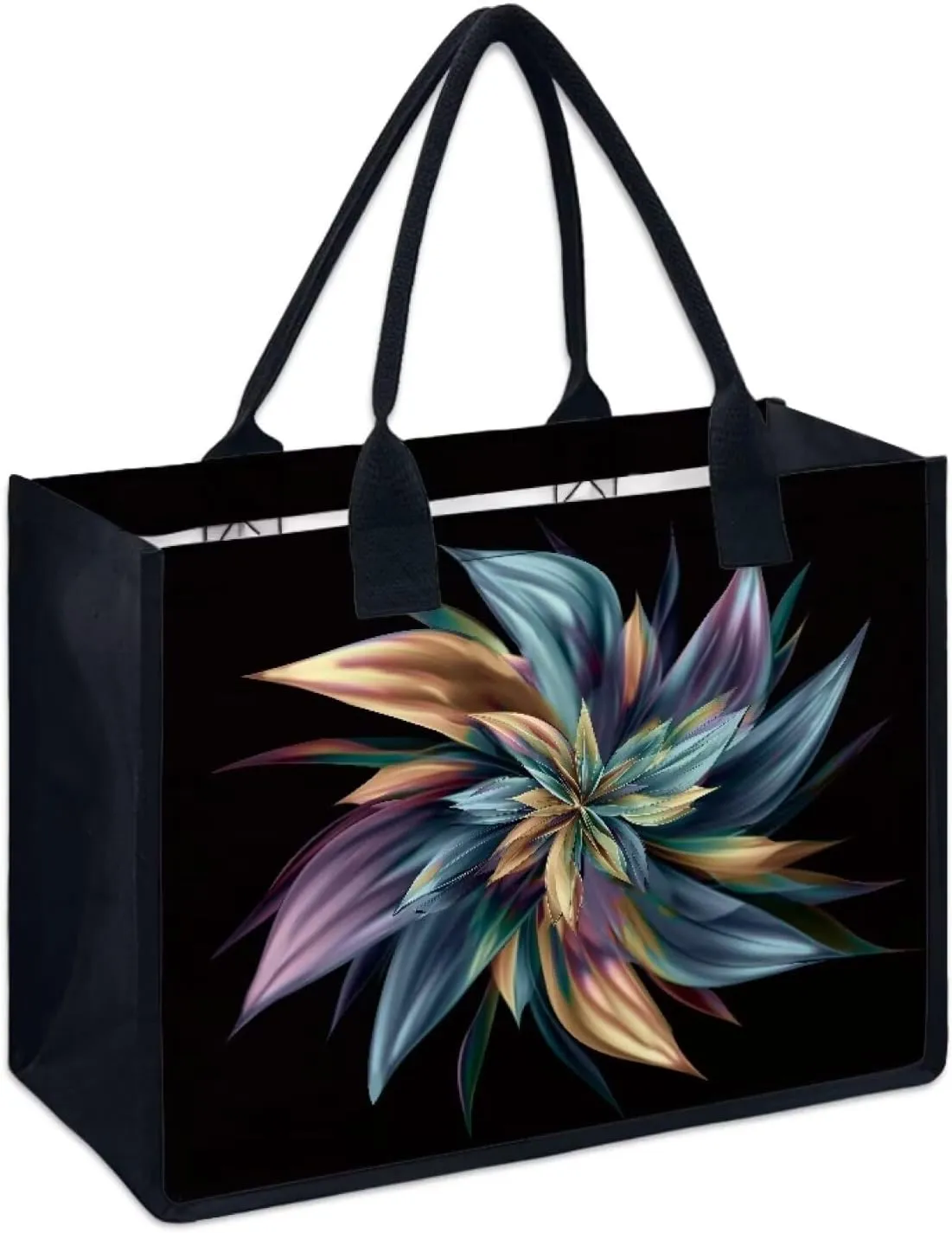 White Yellow Flowers.Gifts for Women,Featuring Distinctive Patterns Tote Bag Best Friend Birthday Gifts for Women.