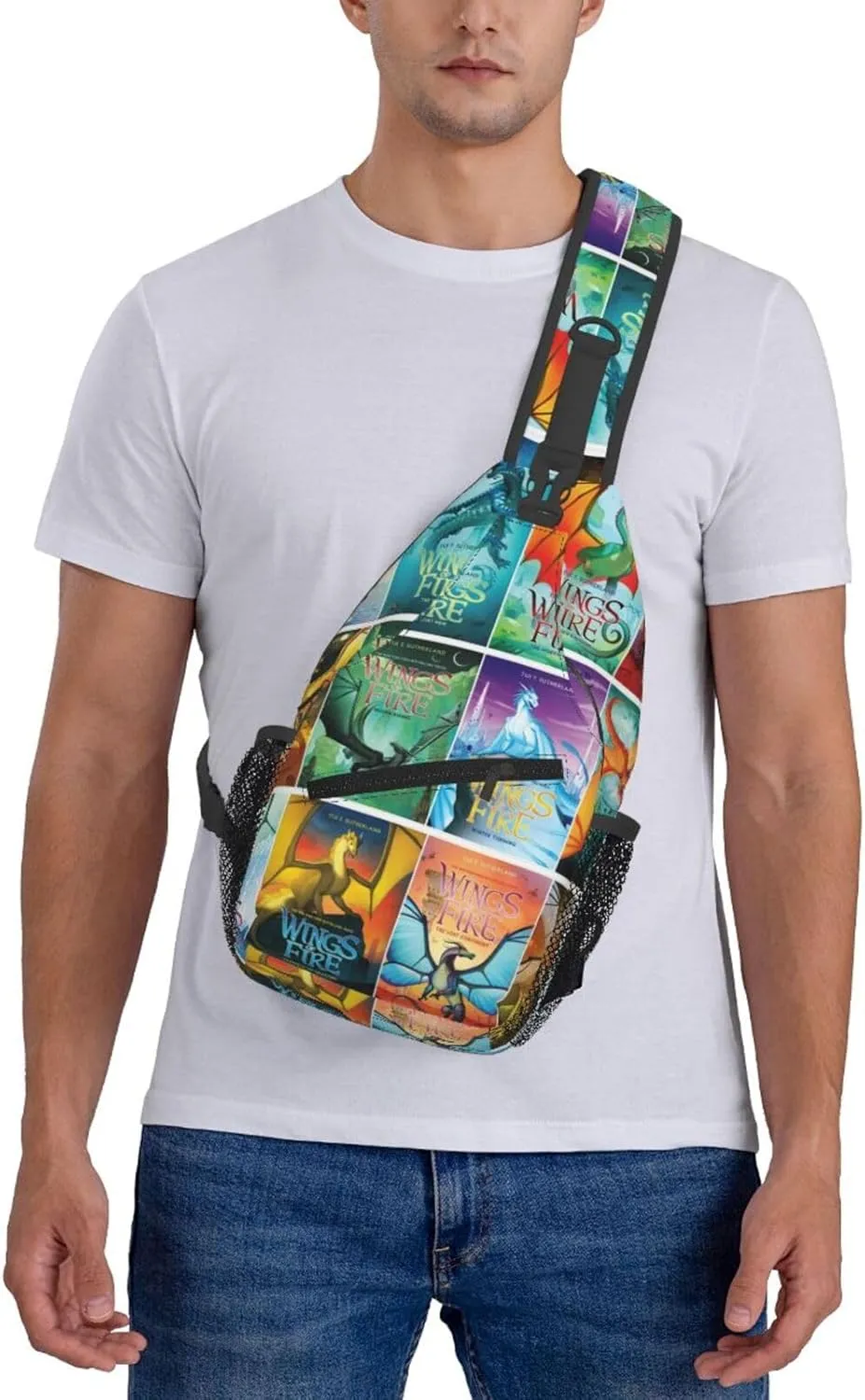Wings Of Fire Sling Backpack Crossbody Sling Bag, Shoulder Bag Chest Bag Daypack Fanny Pack Cross Body Bag For Women Men