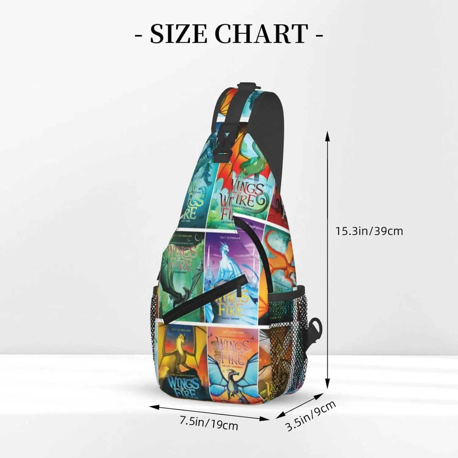 Wings Of Fire Sling Backpack Crossbody Sling Bag, Shoulder Bag Chest Bag Daypack Fanny Pack Cross Body Bag For Women Men