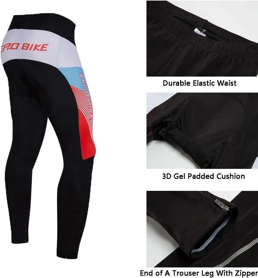 Women's Breathable Long Sleeve 3D Gel Padded Bicycle Cycling Suit Mesh Cloting Pants Set UV Protective