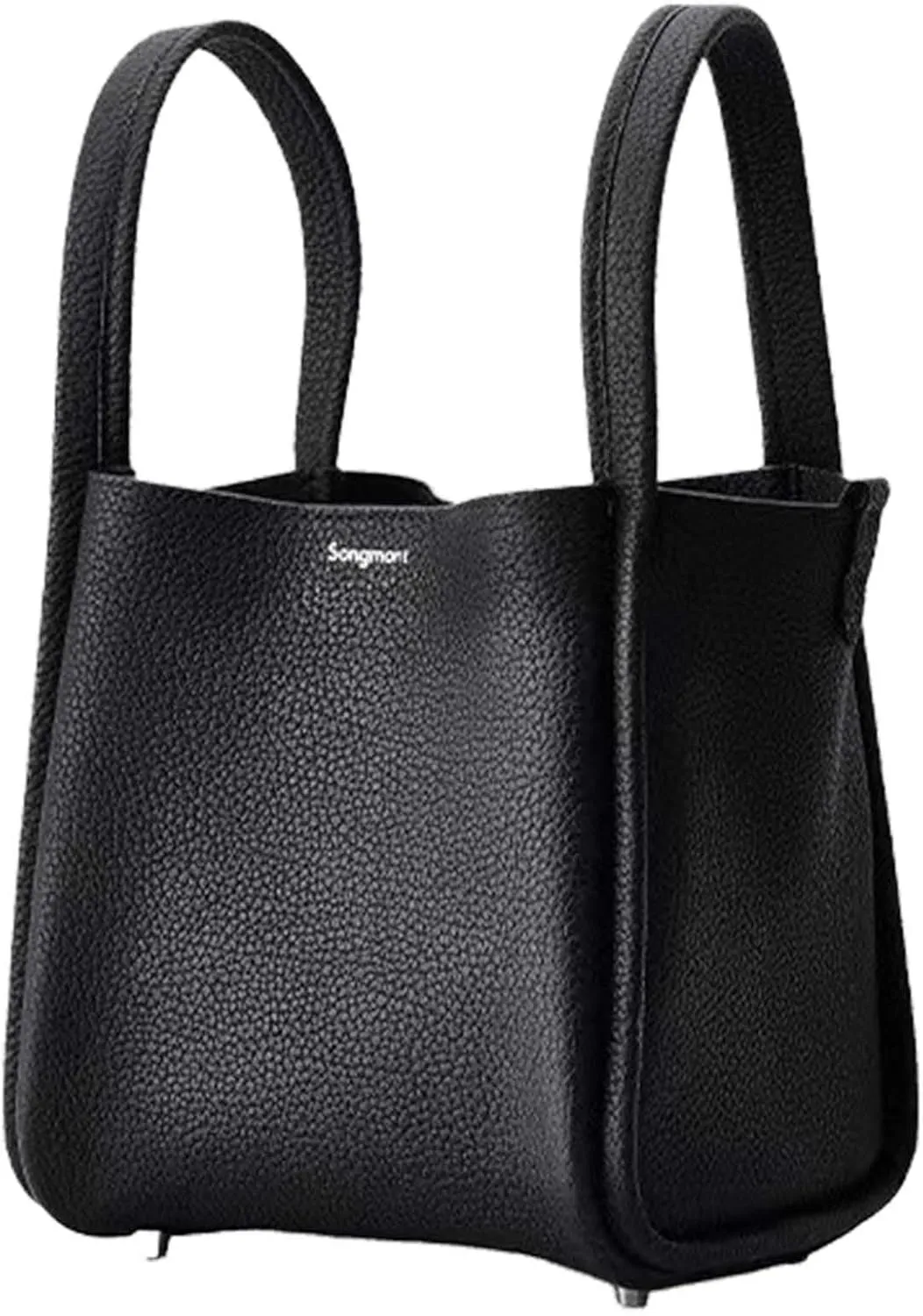 Women's Classic Design Luxury Leather Bag Soft Handbag Fashion Multi functional Bucket Bag Elegant Handbag