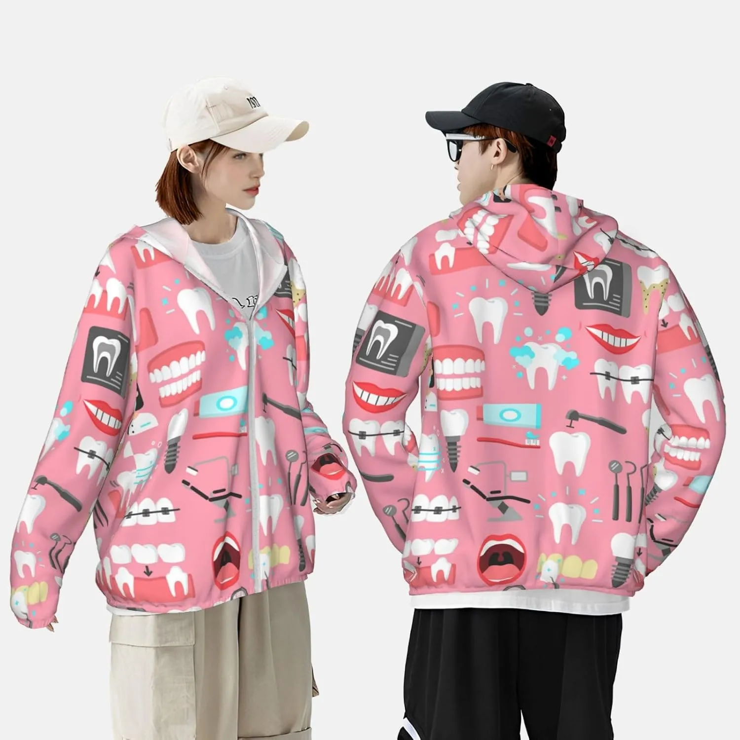 Women's UPF 50  Sun Protection Hooded Jacket Long Sleeve UV Shirts With Pockets Hiking Outdoor Performance