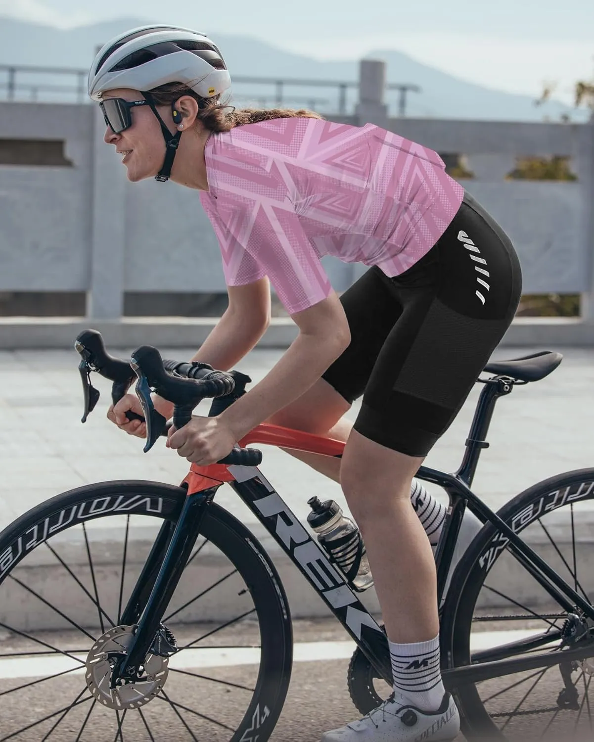 Wulibike Cycling Jersey Women Long Sleeve,Bicycle Biking Bike Shirts for Women with Pockets