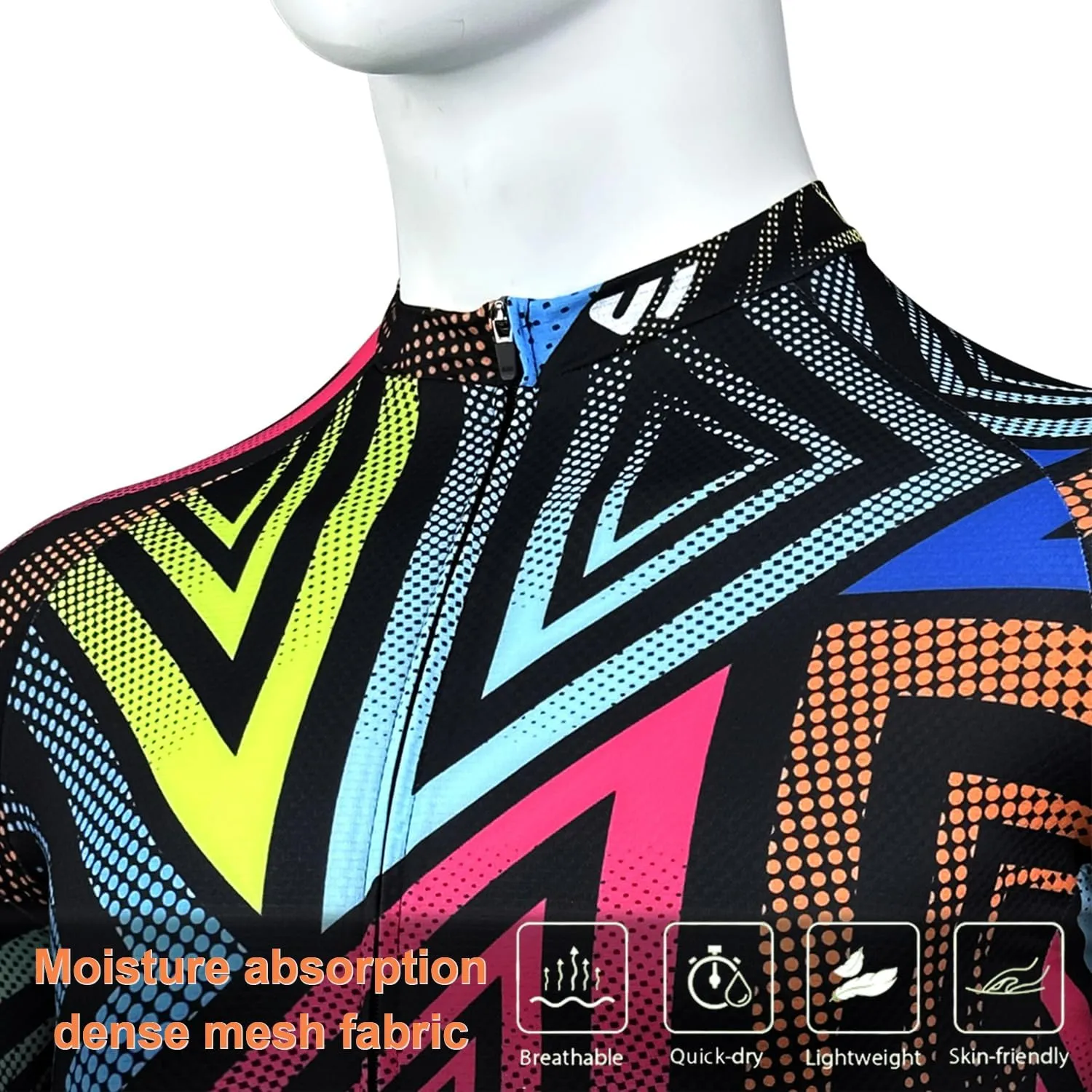 Wulibike Cycling Jersey Women Long Sleeve,Bicycle Biking Bike Shirts for Women with Pockets