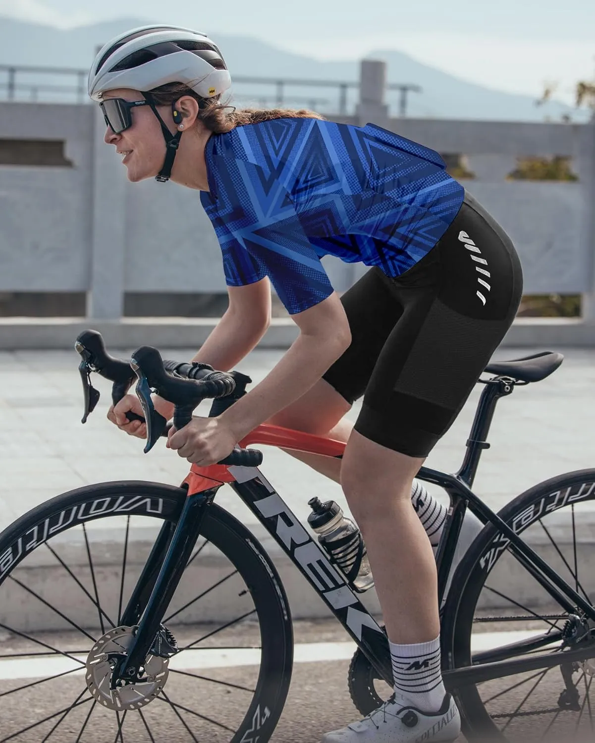 Wulibike Cycling Jersey Women Long Sleeve,Bicycle Biking Bike Shirts for Women with Pockets