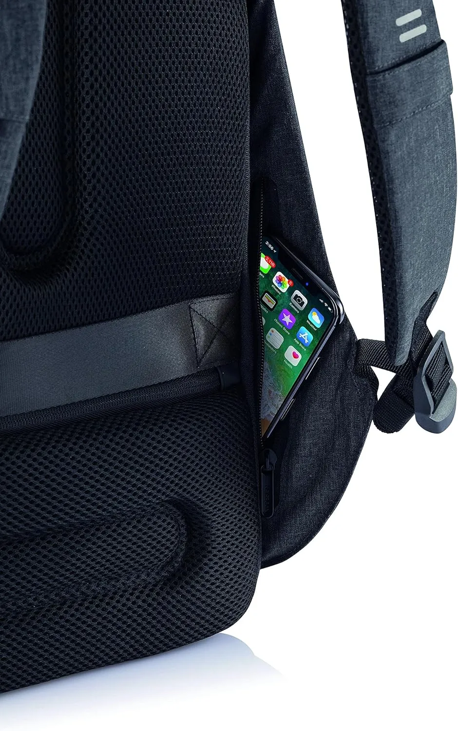 XDDesign Bobby Hero 16 Liter Anti Theft Laptop Backpack, Padded 15.6" Laptop Sleeve, Recycled Material, Water Repellent, USB Charging Port, Travel Carry on Flight Approved for Men&Women